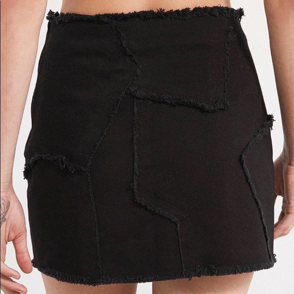 Urban Outfitters Black Denim Skirt